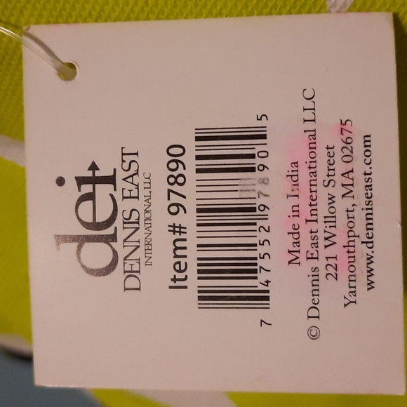 Embroidered Lime Green Polk-A-Dot Cotton Chef Kitchen Apron Cook Baker Chef - Picture 6 of 6